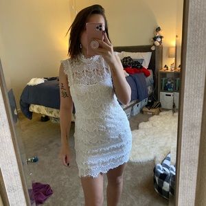 Free People Daydream lac bodycon dress